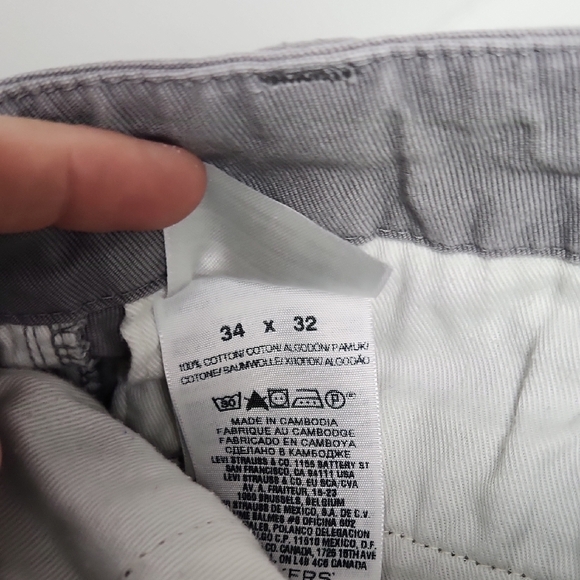 Dockers Gray Chinos Classic Straight-Leg - Picture 3 of 8